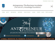 Tablet Screenshot of antrapreneur.com